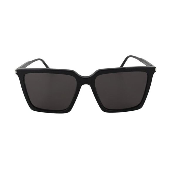 Saint Laurent SL 474 Corner Angle 56MM Square black Sunglasses - Picture 2 of 11
